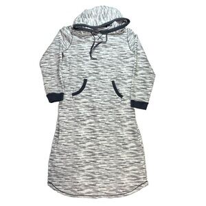 Cuddle Duds Women’s Lounge Robe Dress Fleece Soft Long Sleeve Hood Pockets Sz M